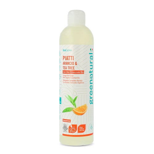 Spülmittel ORANGE & TEA TREE - öko und bio - 500ml.